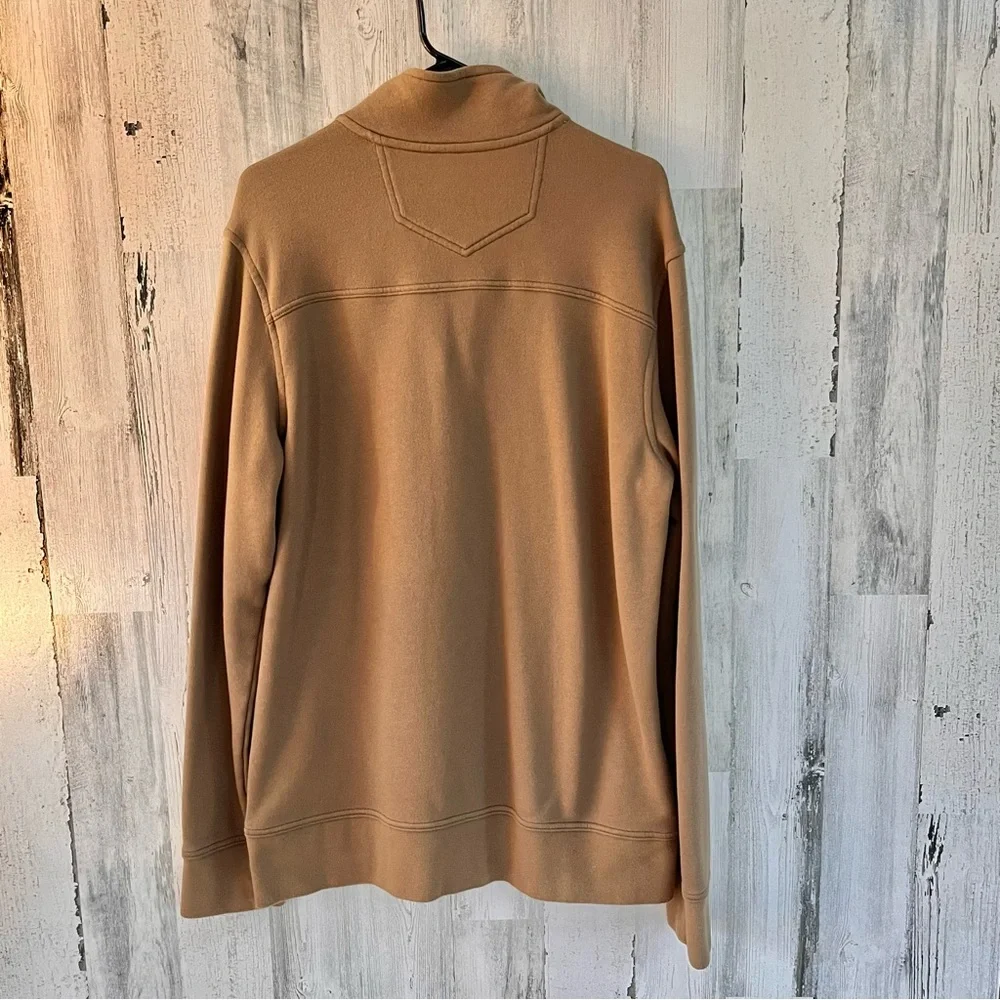 Eddie Bauer Men’s 1/4 Zip Pullover Sweater Size Large Tall Smooth Feel Cotton